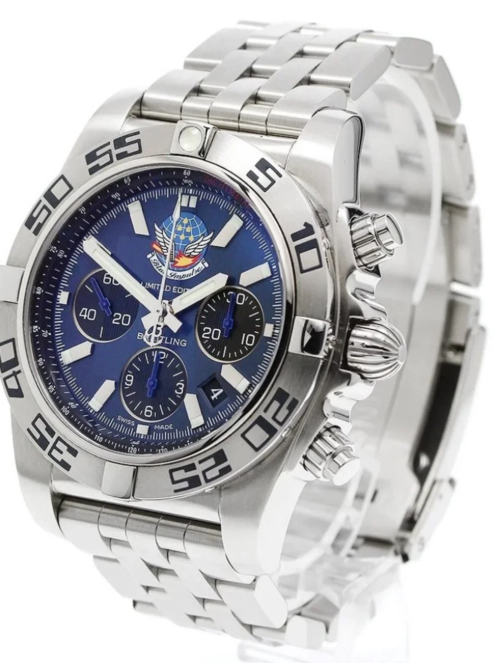 BREITLING Chronomat44 AB01107E/C885 Blue Impulse Automatic Men's Watch_967782